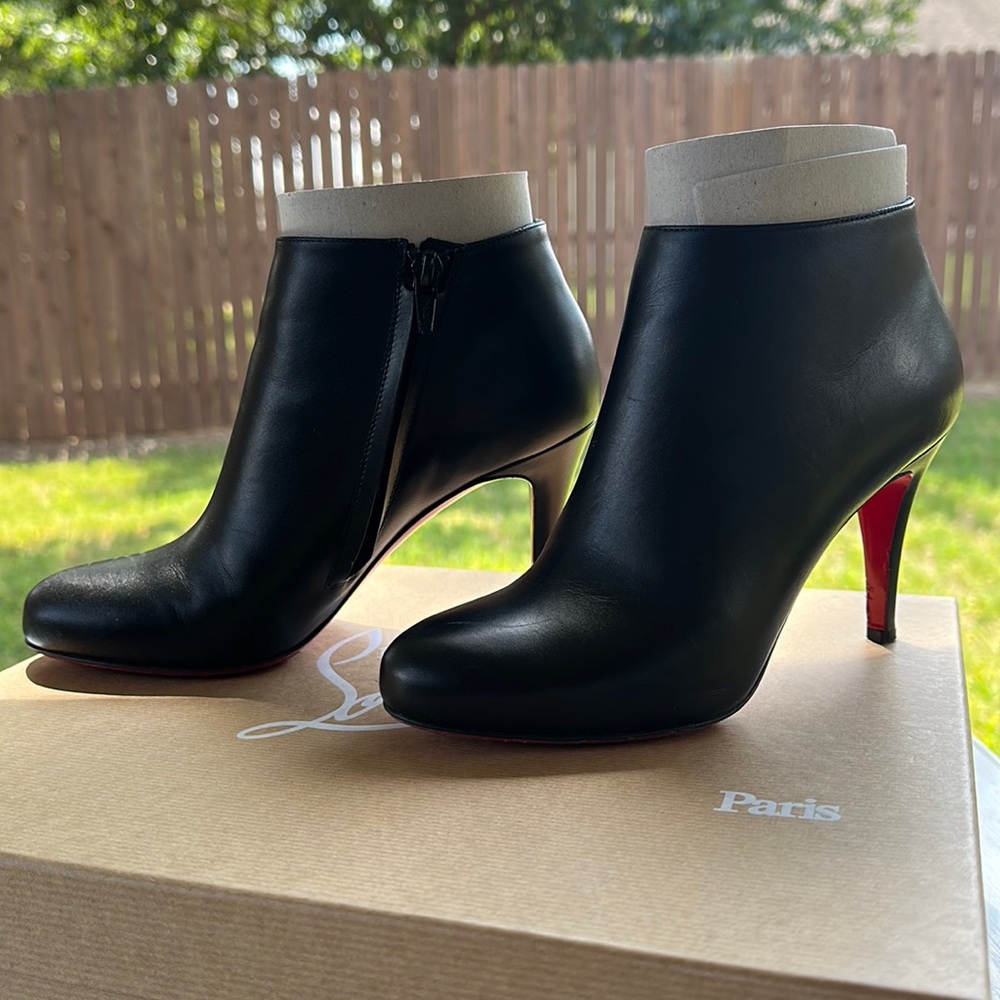 Christian Louboutin Black Belle Booties